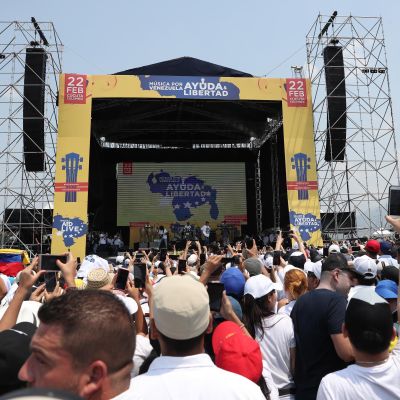 Venezuela Aid Live -konsertti Kolumbian rajalla