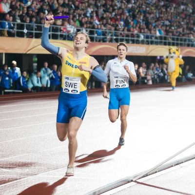 Ruotsi-ottelu 4x400m