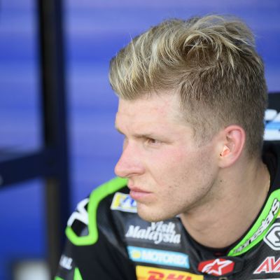 JEREZ DE LA FRONTERA, SPAIN - JULY 15: Niki Tuuli of Finland and Avant Ajo MotoE (MotoE rider) looks on during the MotoGP Tests In Jerez at Circuito de Jerez on July 15, 2020 in Jerez de la Frontera, Spain. (Photo by Mirco Lazzari/Getty Images)