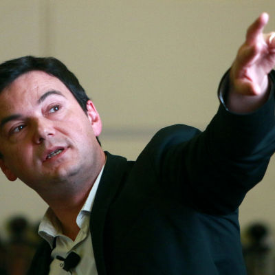 Den franske nationalekonomen Thomas Piketty på kongress i Chile, januari 2015