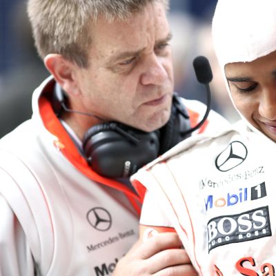 Aki Hintsa ja Lewis Hamilton