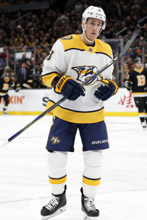 Förväntningarna på Kyle Turris var höga då han anslöt från Ottawa till Nashville. Kyle Turris fick inte alls till det i Nashville.