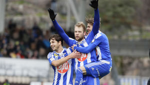 Klauss är den tredje skyttekungen på 2000-talet som når upp till tjugo mål. Klauss, HJK.