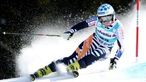 Tanja-Poutiainen-Rinne hörde länge till världseliten i slalom och storslalom. Tanja Poutiainen, december 2013