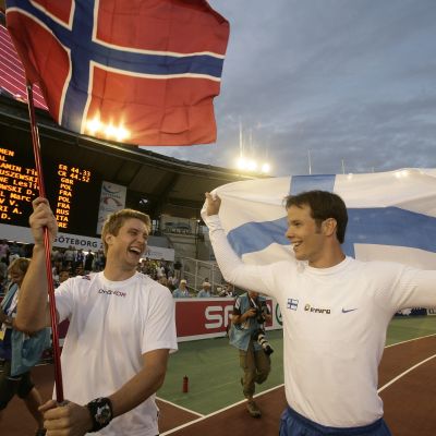 Andreas Thorkildsen ja tero Pitkämäki göteborg 2006