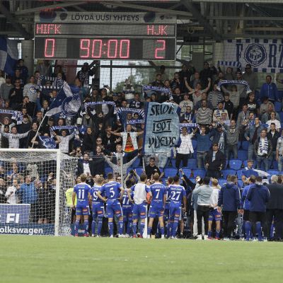 Stadin derby päättyi heinäkuussa 2019 HJK:n juhliin.