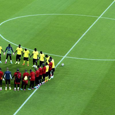Ghana harjoittelee.
