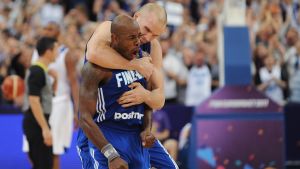 Jamar Wilson var hjälten i premiären. Jamar Wilson var på hugget då matchen mot Frankrike stod och vägde.