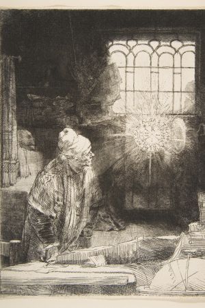 Faust. Rembrandt van Rijn (1606–1669), n. 1652 Faust. Rembrandt van Rijn (1606–1669), n. 1652