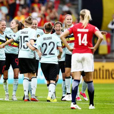 Belgien firar mål