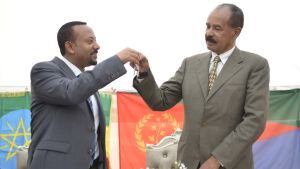 Relationerna mellan Etiopien och Eritrea har tinat rejält under året. Återöppning av Eritreas ambassad