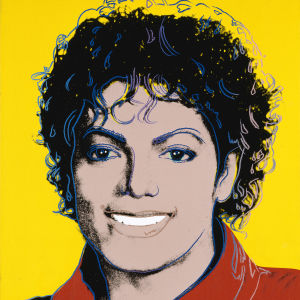 Andy Warhols verk Michael Jackson från år 1984. Andy Warhols verk Michael Jackson från år 1984.