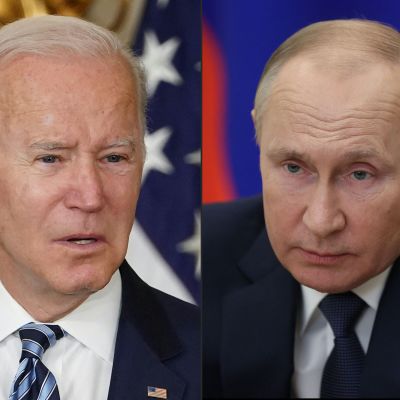 Presidentit Biden ja Putin.