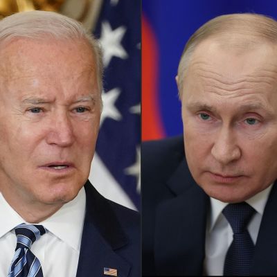 USA;n presidentti Biden ja Venäjän presidentti putin.