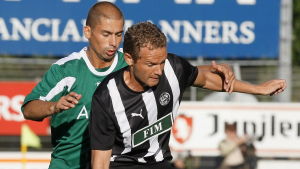 Jonatan Johansson avslutade sin spelarkarriär i TPS 2010. Jonatan Johansson, Cercle Brügge-TPS 2010.