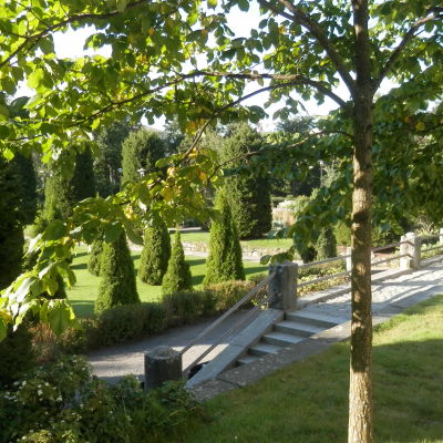 Skolträdgården är den vetenskapliga delen av Skolparken i Jakobstad