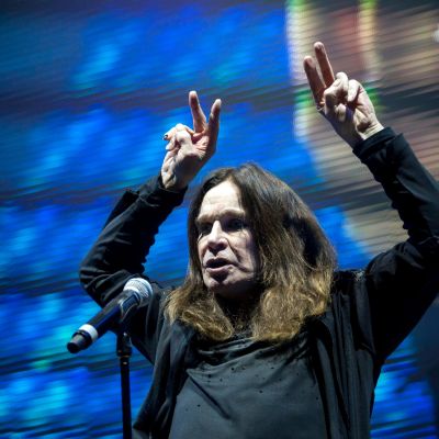 Muusikko Ozzy Osbourne Unkarin keikallaan vuonna 2016