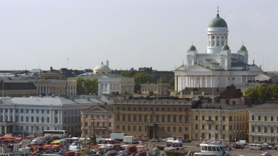 Salutorget med Helsingfors domkyrka