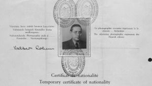 Läkaren Walter Cohen skrev ett postkort som kom att rädda många liv. Läkaren Walter Cohen, en av dem som nästan blev utvisade den 6 november 1942.
