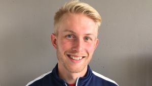 Tränaren Samuel Fagerholm har guldvittring Samuel Fagerholm är tränare för Åland United.
