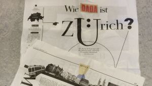 Hur mycket dada är Zürich? (Die Zeit 4.5.2016) Hur mycket dada är Zürich? (Die Zeit 4.5.2016)