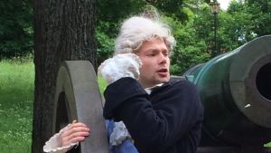 Alexander Wendelin som kung Gustav III Alexander Wendelin som kung Gustav III