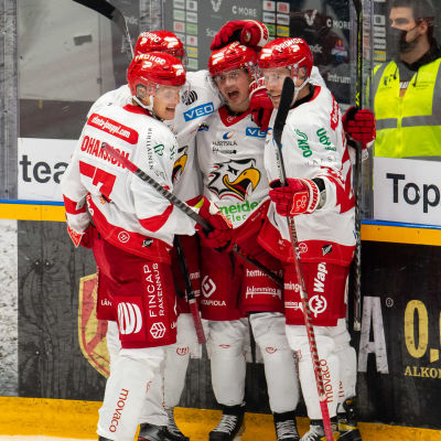 Vasa Sport firar mål.