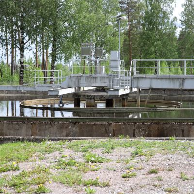 Jätevedenpuhdistamo Lappeenrannessa.