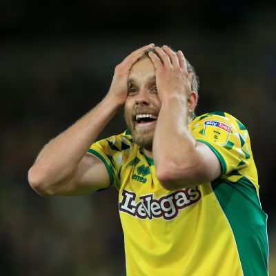 Norwichin Teemu Pukki ihmeissään.