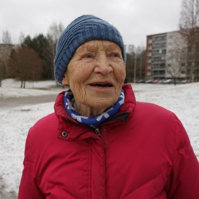 Siiri Rantanen Lahdessa 95 vuotta