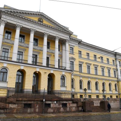 Valtioneuvoston linna Helsingissä Senaatintorin laidalla