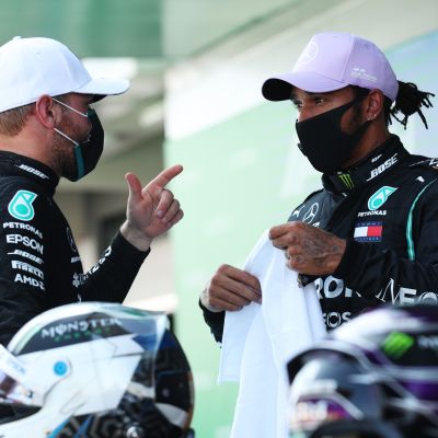 Valtteri Bottas ja Lewis Hamilton