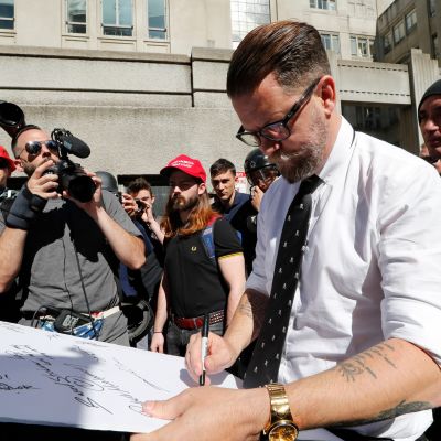 Proud Boys-ryhmän perustaja Gavin McInnes.