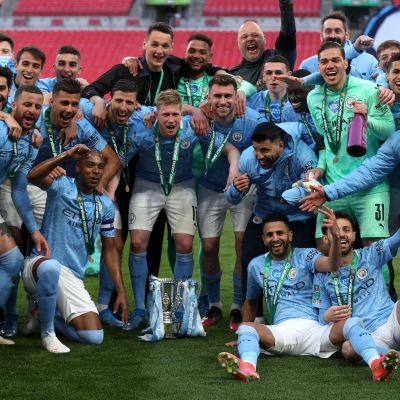 Manchester City juhlii Englannin liigacupin pokaalia - taas kerran.