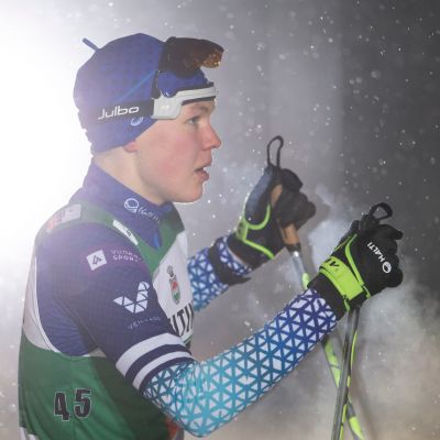 Wille Karhumaa kuvattuna vuoden 2019 Rukan maailmancupissa.