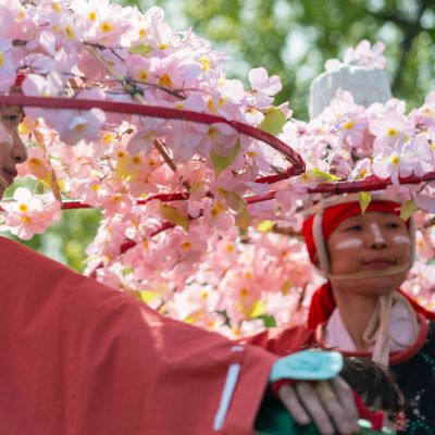 Cherry blossom headdresses