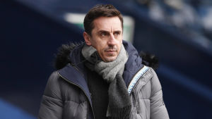 Tv-experten Gary Neville spelade för Manchester United mellan säsongerna 1992 och 2011. Tv-experten Gary Neville spelade för Manchester United mellan säsongerna 1992 och 2011.
