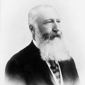 Kung Leopold (på bilden) tvingades ge över Kongo till den belgiska staten. Ett gammalt fotografi av kung Leopold II