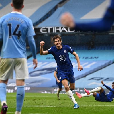 Chelsean Marcos Alonso upotti Cityn lisäajan maalilla