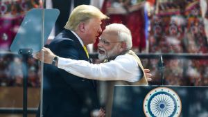 Donald Trump och Narendra Modi 24.2.2020 Donald Trump och Narendra Modi 24.2.2020