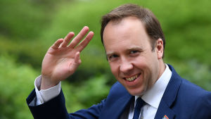 Matt Hancock beskrivs ofta som en bättre version av Jeremy Hunt, intelligent, bra på mediaframträdanden och ambitiös. Hälsovårdsminister Matt Hancock.