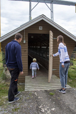 Precis som sina föräldrar växer dottern Amelie upp på en farm. Ett barn springer in i ett lågt avlångt hus (skugghus) och en man och en kvinna följer efter.