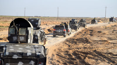 Irakiska styrkor ryckar fram mot centrum av provinshuvdudstaden Ramadi