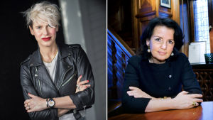 Enligt Nina Rung har det hela tiden stått klart för lagens förespråkare att samtyckeslagen kommer att bli klargörande, och nu har också motståndarna vänt. Advokat Anne Ramberg konstaterar att bevisproblemen kvarstått. Collage av två bilder. Till vänster syns Nina Rung som tittar in i kameran och håller armarna i kors. Till höger en bild av Anne Ramberg som sitter vid ett bord och tittar in i kameran. Också hon h ar armarna i kors.
