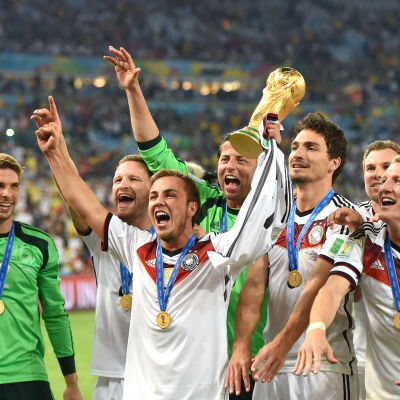 Tyskland vann VM-guld 2014.