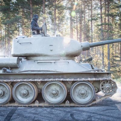 T 34 pansarvagn i Harparskog.