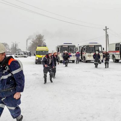 Siperian kaivosonnettomuudessa kymmeniä edelleen jumissa maan alla