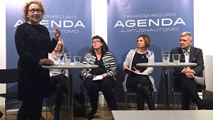 Professor Anu Koivunen Anu Koivunen, Jenny Stenberg-Sirén, Mikaela Nylander, Marit af Björkesten, Lauri Kivinen