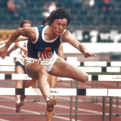 Karin Balzer tositoimissa vuonna 1971.