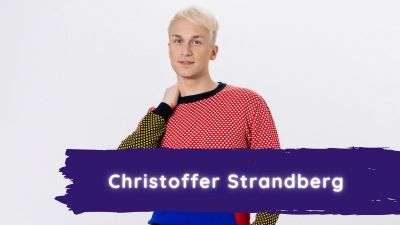 Christoffer poserar.